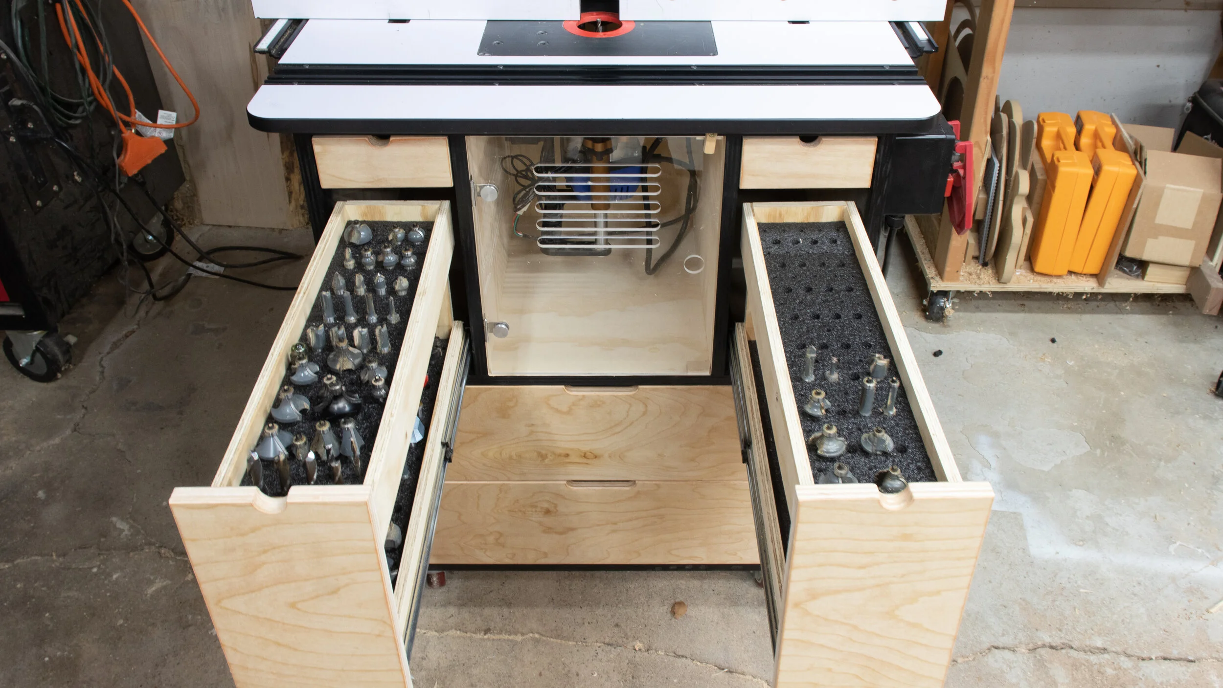 Router Table Cabinet 3x3 Custom